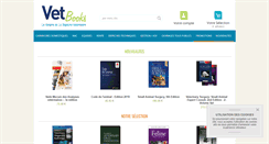 Desktop Screenshot of librairie.vetbooks.fr