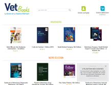 Tablet Screenshot of librairie.vetbooks.fr